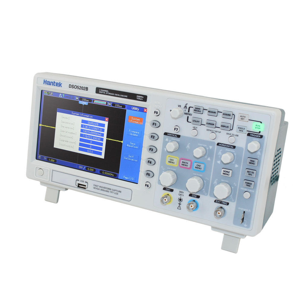 200MHz Oscilloscope & 50MHz Arbitrary Waveform Generator Bundle