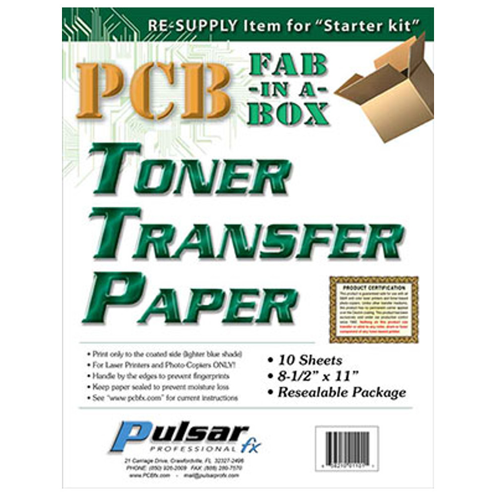Toner Transfer Paper