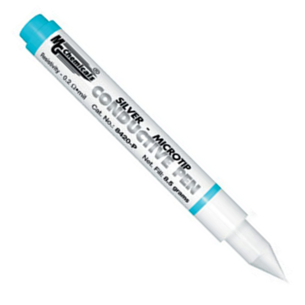 Silver Microtip Conductive Pen