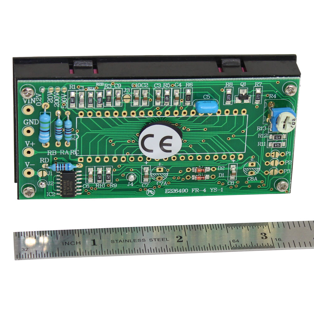 Jumbo LCD Panel Meter - 5V Common Ground