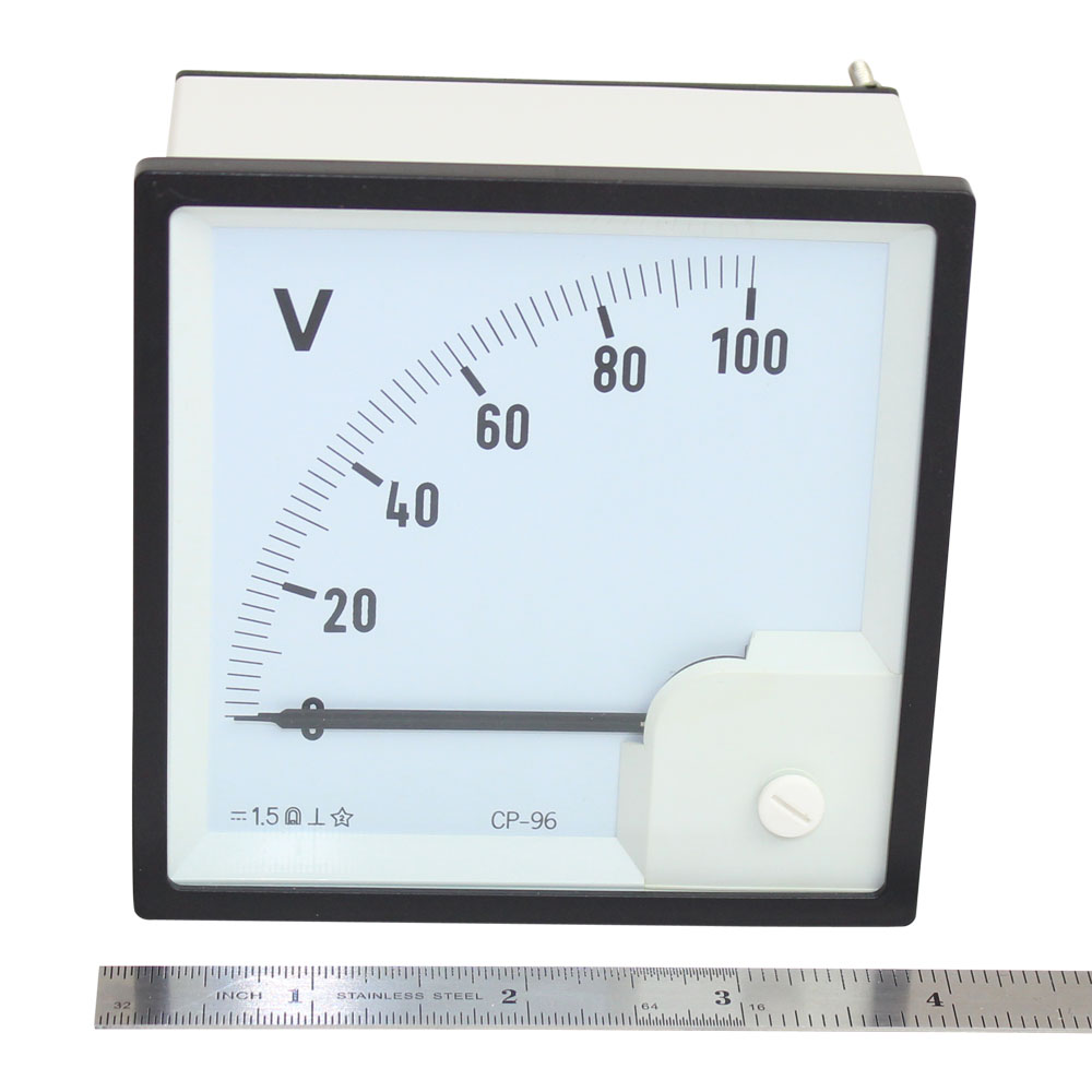 0-30V DC Einbauinstrument Messinstrument Einbau analog Voltmeter Panel Meter 