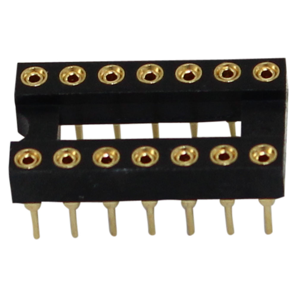 Machine Tooled Low Profile IC Socket 14 Pin I314BOZ