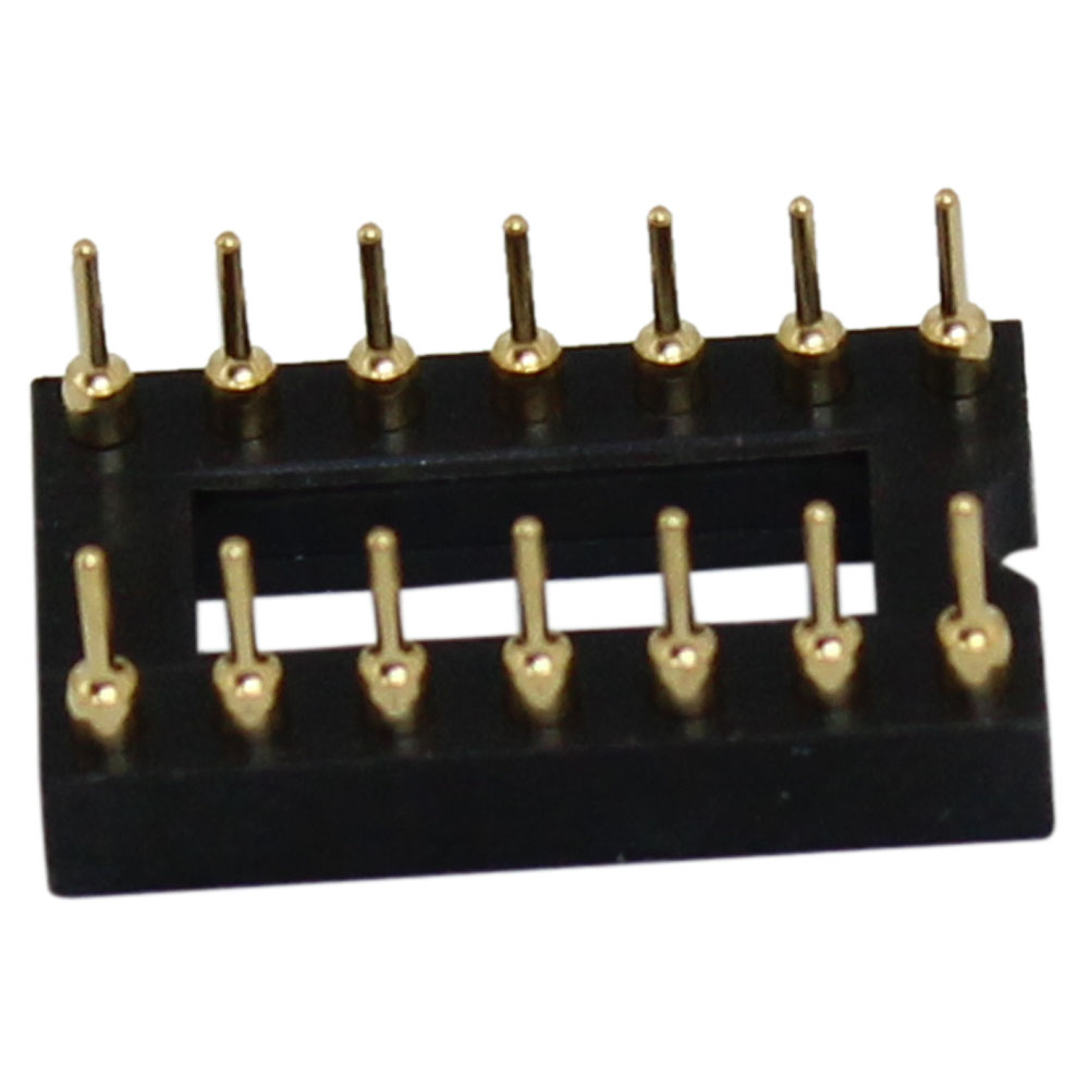 14 Pin Machine Tooled Low Profile IC Socket