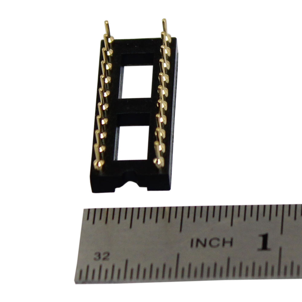 20 Pin Machine Tooled Low Profile IC Socket