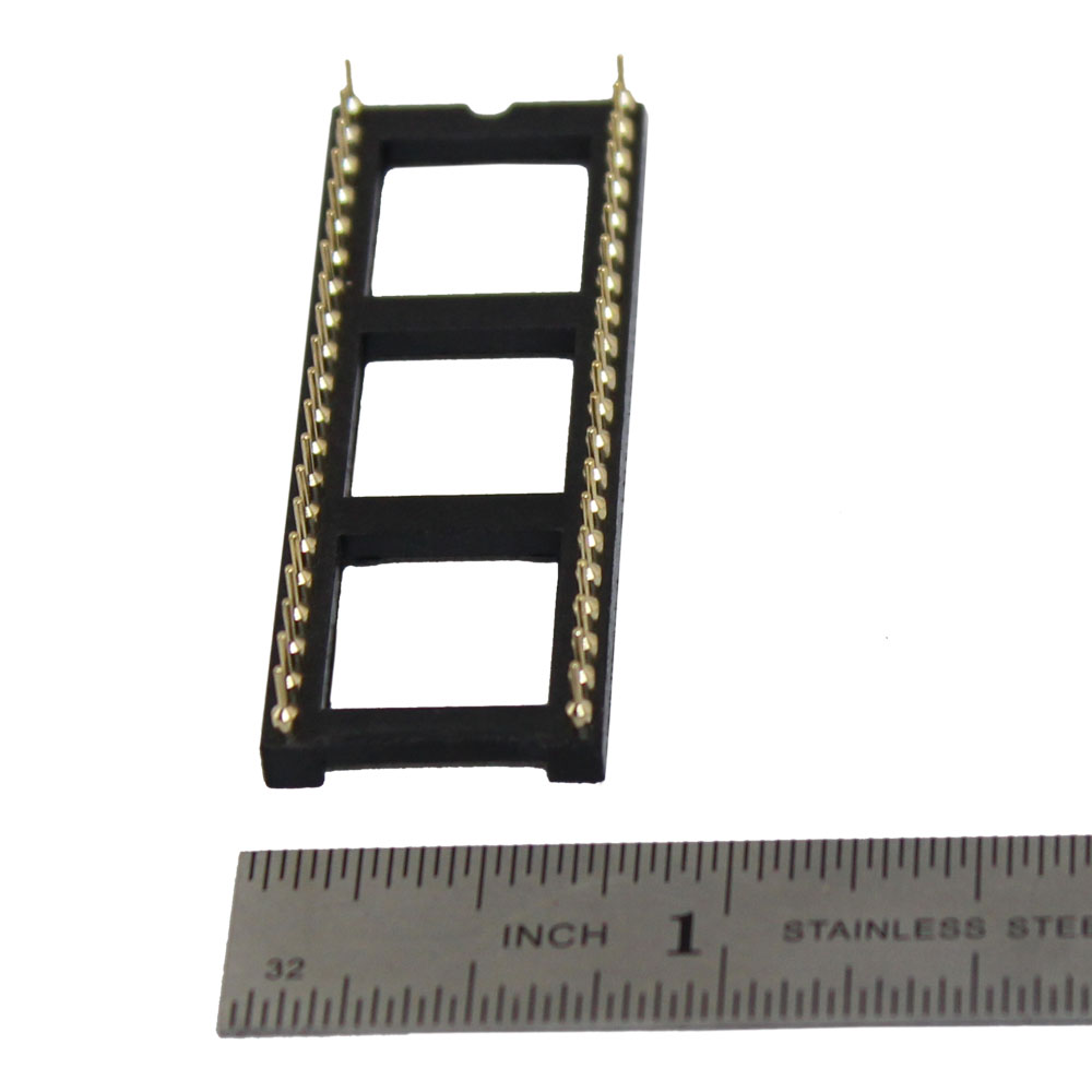 40 Pin Machine Tooled Low Profile IC Socket