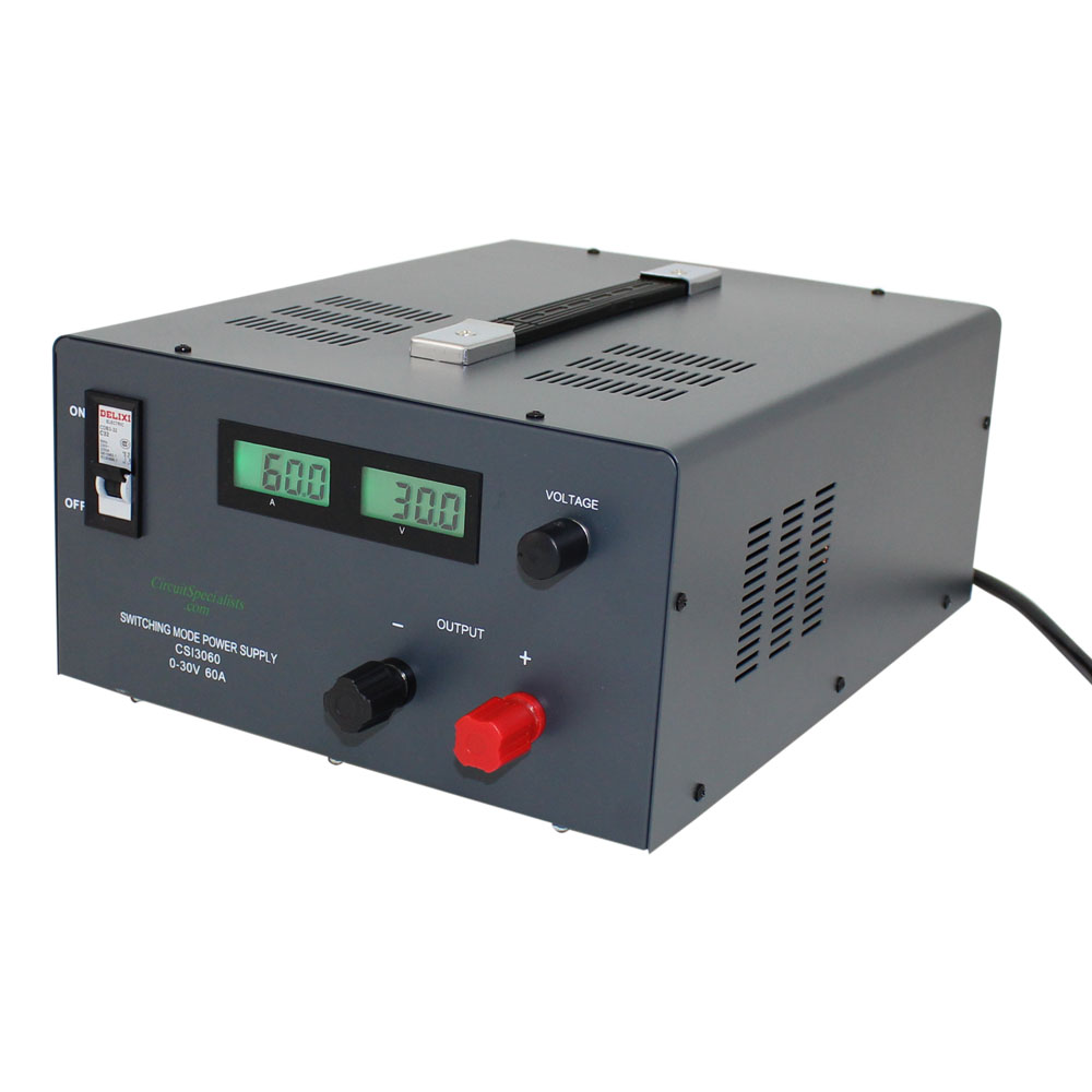 CSI3060 Switch Mode Bench Power Supply with 0-30V, 0-60A Output