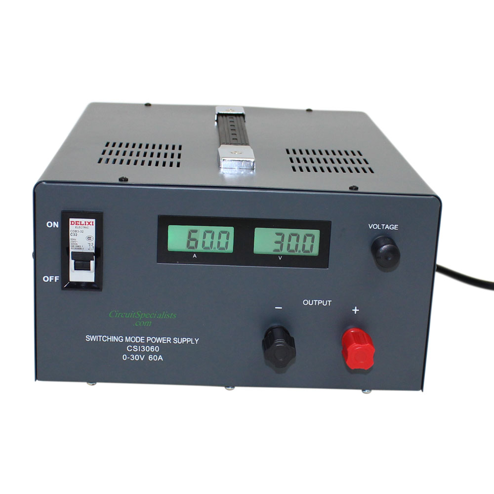 CSI3060 Switch Mode Bench Power Supply with 0-30V, 0-60A Output