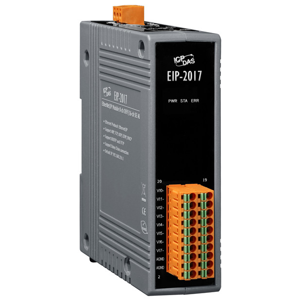 ISOLATED 8-CH DIFF / 16-CH SE ANALOG INPUT ETHERNET/IP MODULE