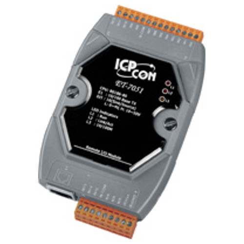 16-CHANNEL ISOLATED DIGITAL INPUT DATA ACQUISITION MODULE WITH 32-BIT COUNTERS, COMMUNICABLE OVER ETHERNET AND MODBUS TCP PROTOCOL