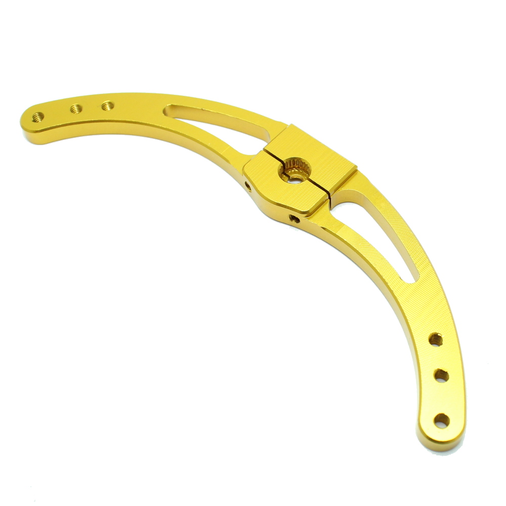 CNC MACHINED ALLOY DOUBLE SERVO ARM FOR HITEC SPLINES