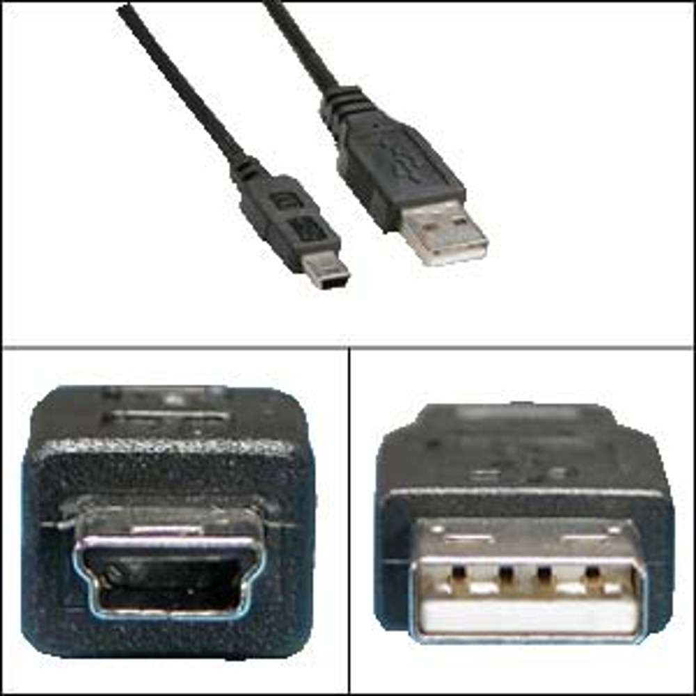 USBMINI 3ft USB2.0 A Male to Mini-B 5Pin Male