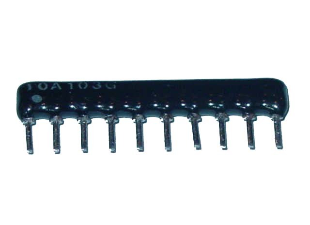 5x 470r ω Ohm sip-6 thick film resistor Array Networks/résistance réseaux 5%