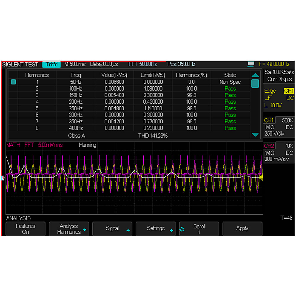 POWER ANALYSIS SOFTWARE FOR THE SDS2000X OSCILLOSCOPES