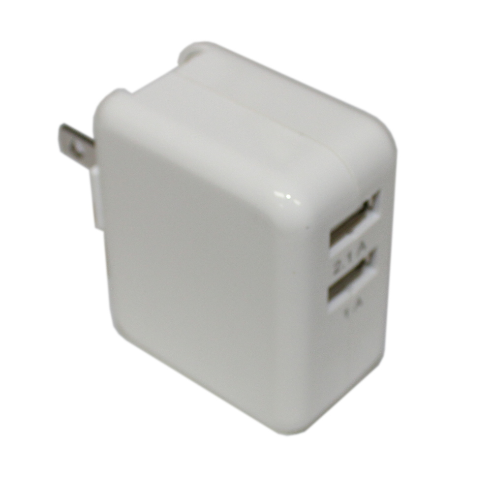 DC5V 1A/2.1A DUAL USB CHARGER