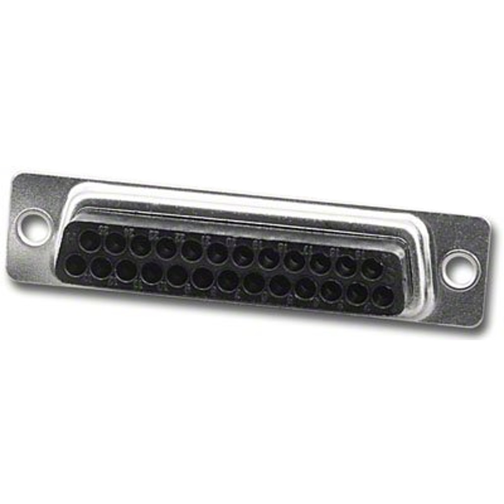 D sub crimp connector 25 pin female