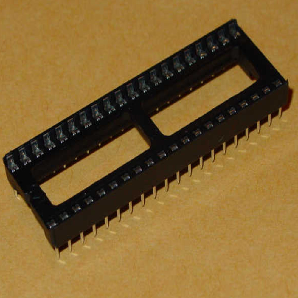 40 Pin Solder Tail Low Profile Dual Wipe IC Socket