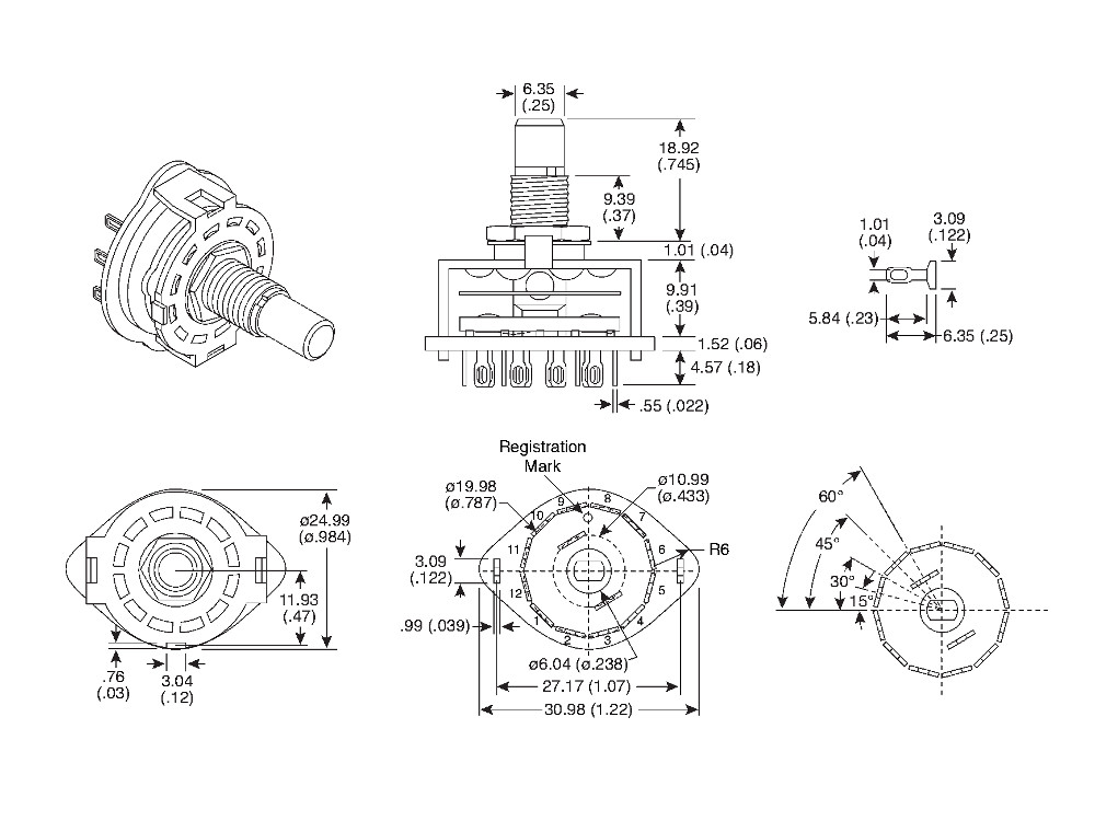 3 Pole 4 Position Rotary Switch, 2 Pole 4 Position Rotary Switch Wiring Diagram