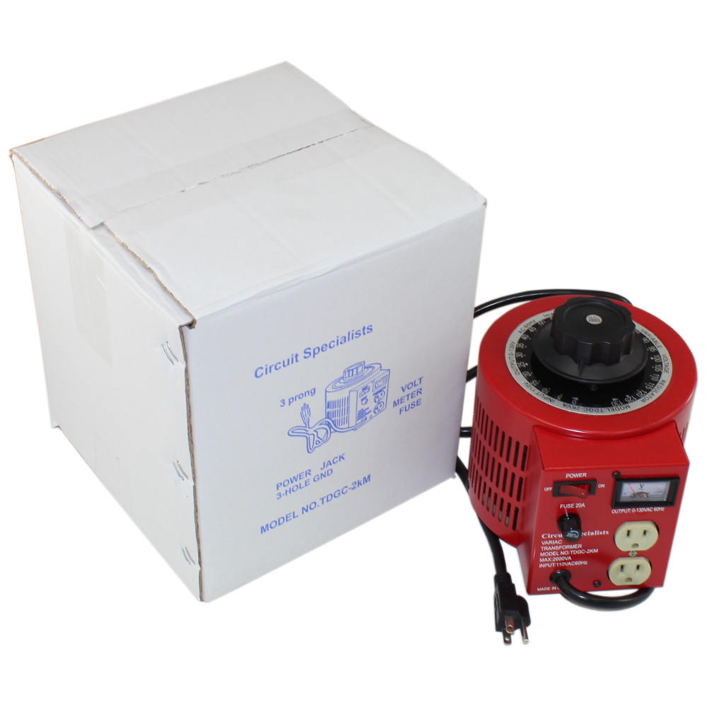 Variable Auto Transformer TDGC2-2 with 20 Amp Max Output