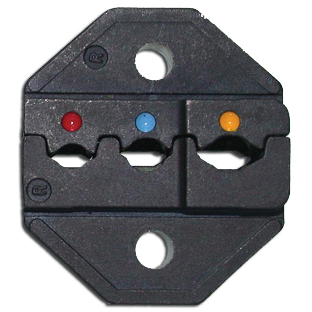 LUNAR SERIES DIE SET - INSULATED TERMINALS - AWG 22-10 THIN STYLE..RED/YELLOW/BLUE
