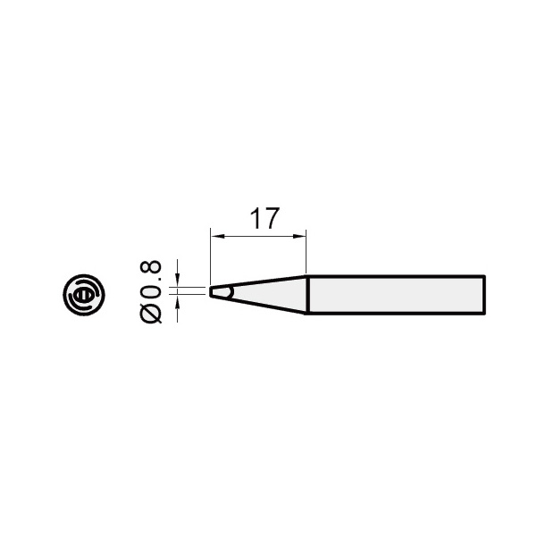 0.8mm Replacement Tip for SS206E & SS207E
