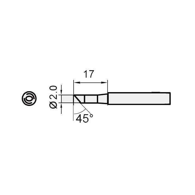 2.0mm Replacement Tip for SS206E & SS207E