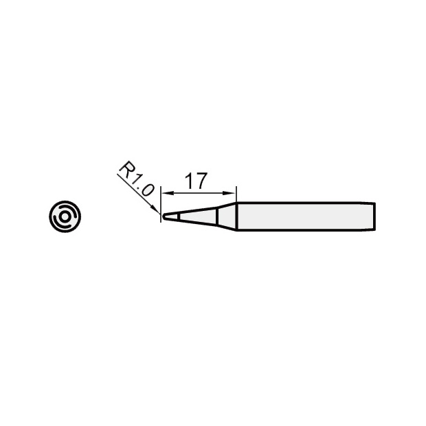 1.0mm Conical Fine Point Replacement Tip for SS206E & SS207E