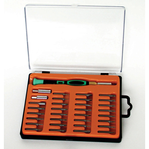 33 PC SCREWDRIVER SET - W/INTERCHANGEABLE BITS