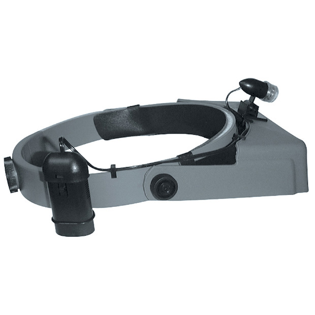 VISORLIGHT WITH 6 INCH CORD AND BATTERY PACK