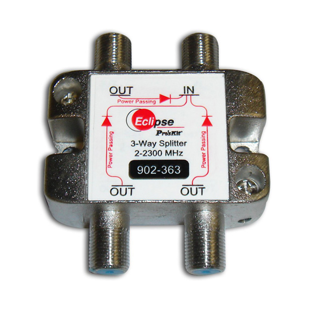 3 WAY SATELLITE TV SPLITTER 2-2300 MHZ