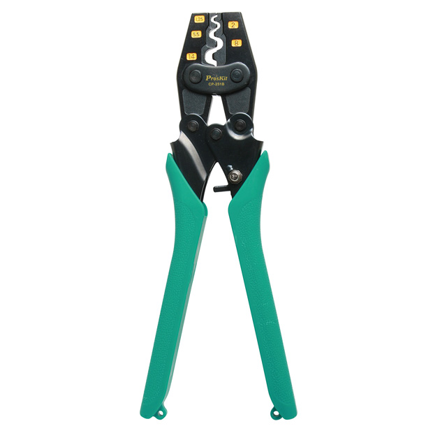 Ratcheted Crimper for Non-Insulated terminals AWG 22-6
