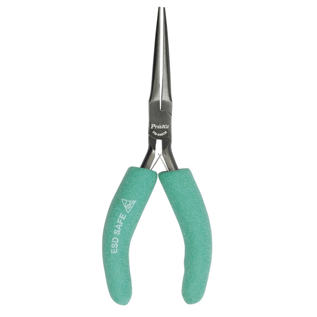 ESD Safe Cushion Grip Pliers - Long Needle Nosed