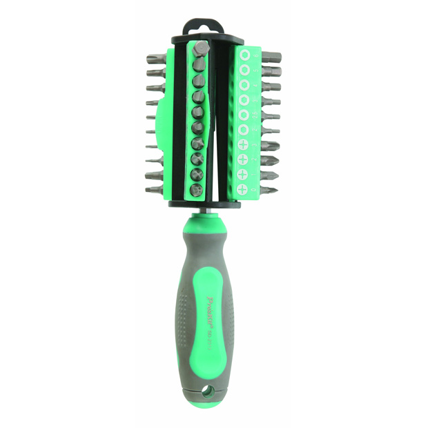 31 PC SCREWDRIVER WITH BIT PACK