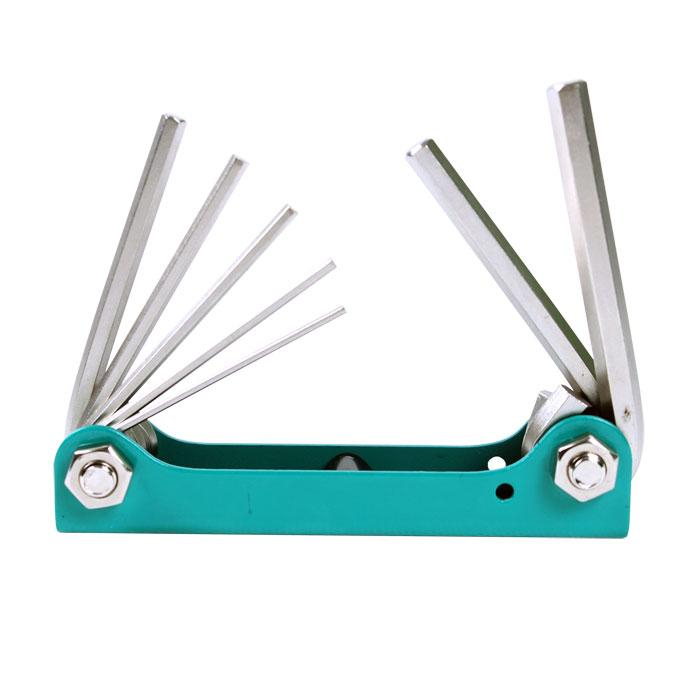 7 Pc Folding Hex Key Set Metric