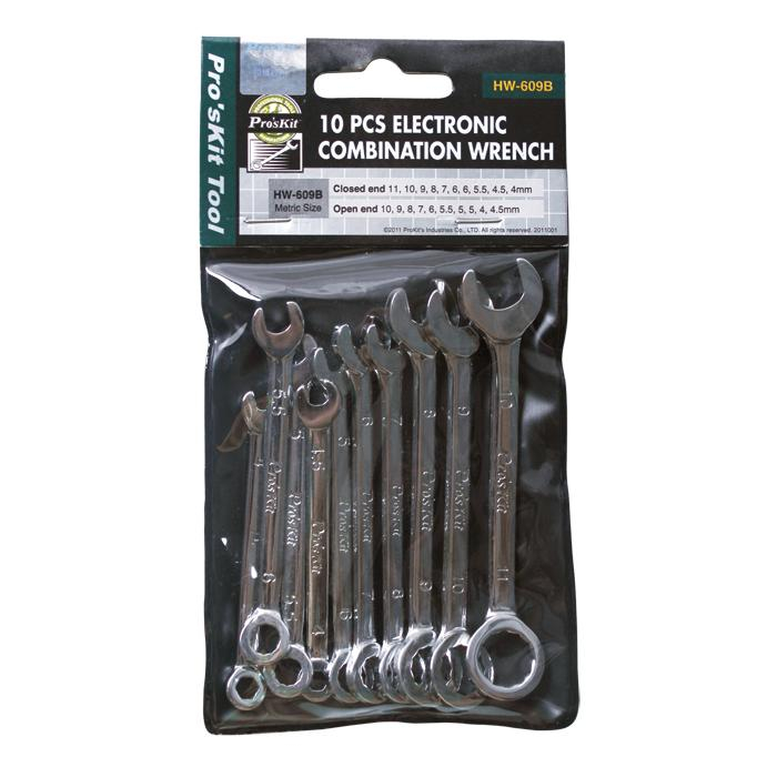 10 pc Metric Wrench Set
