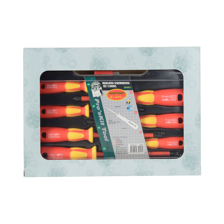7 Pc 1000V Insulated Screwdriver Set