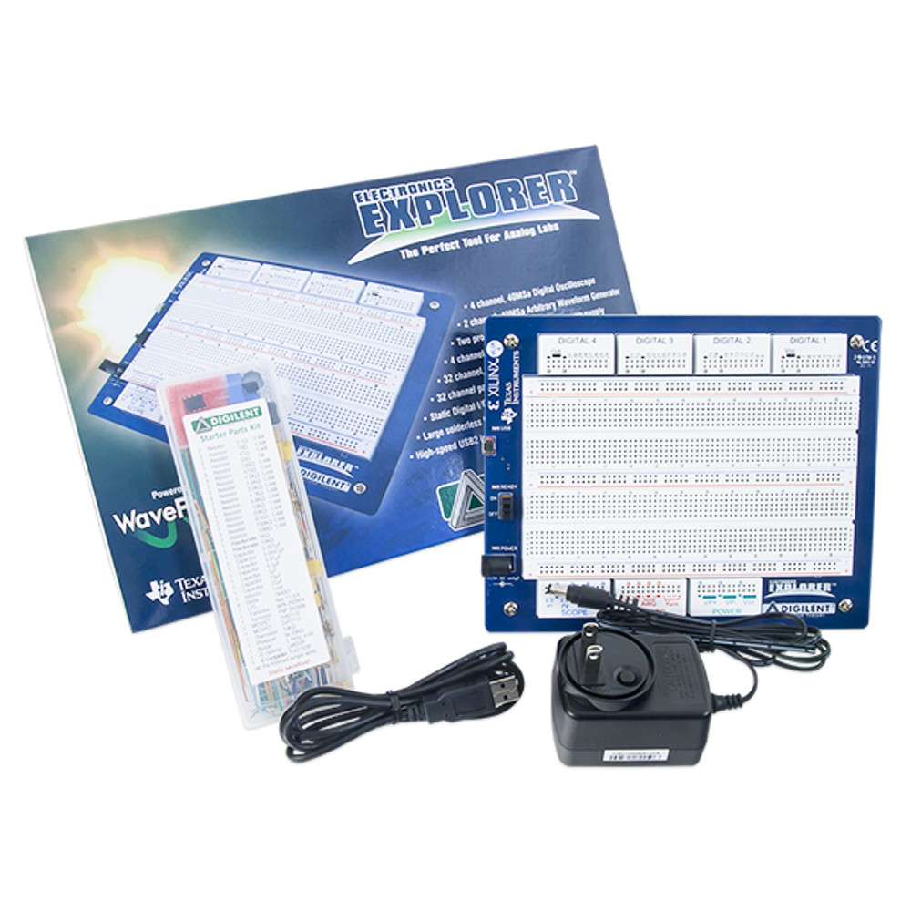 ELECTRONICS EXPLORER: ALL-IN-ONE USB OSCILLOSCOPE, MULTIMETER & WORKSTATION