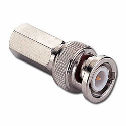 BNC Male Connector, Twist-On for RG59/U Cable