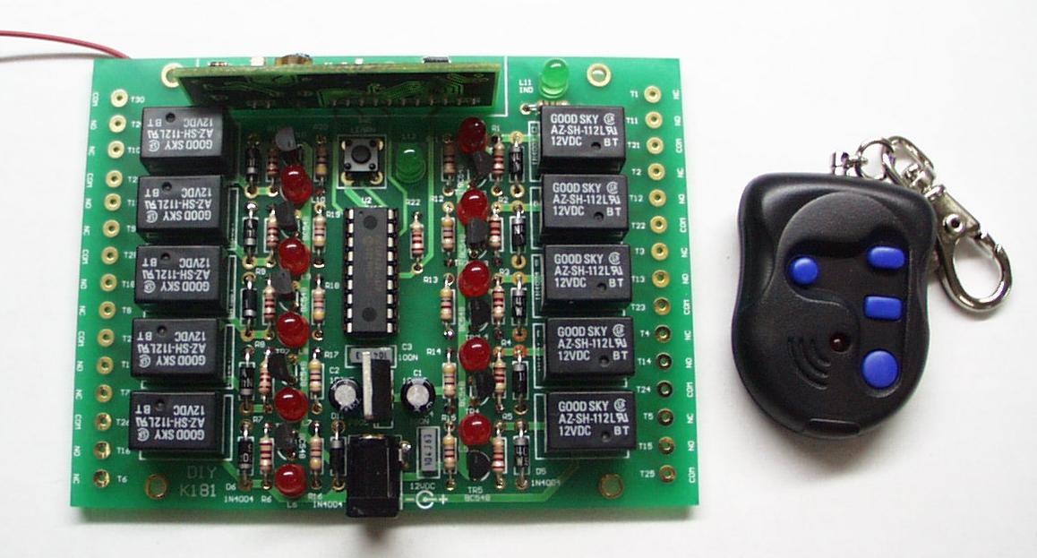 Requires Assembly Extra Remote Control for Kit _157 Rolling Code 2-Channel Kit 