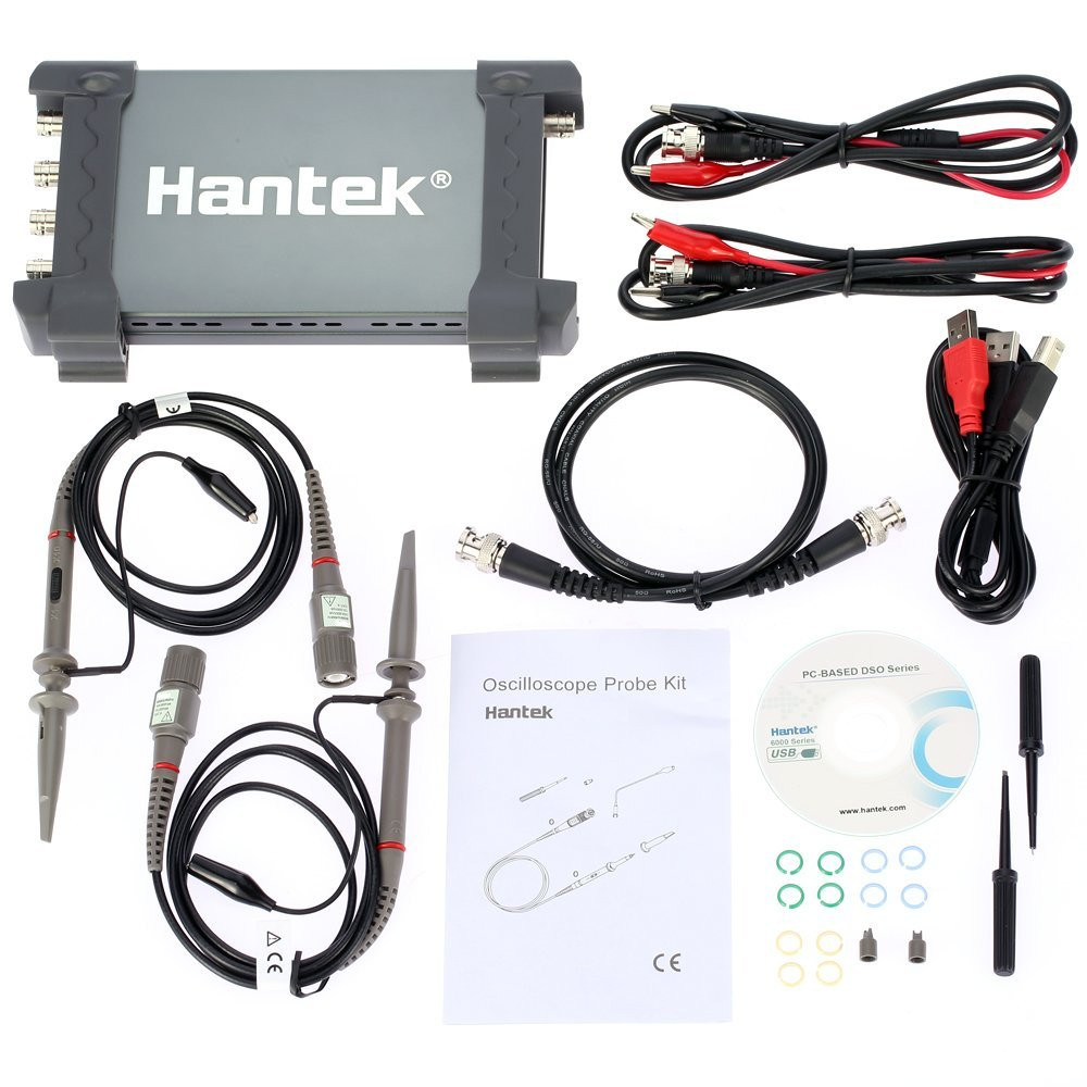 Hantek 6104BD Digital Oscilloscope and Arbitrary Waveform Generator