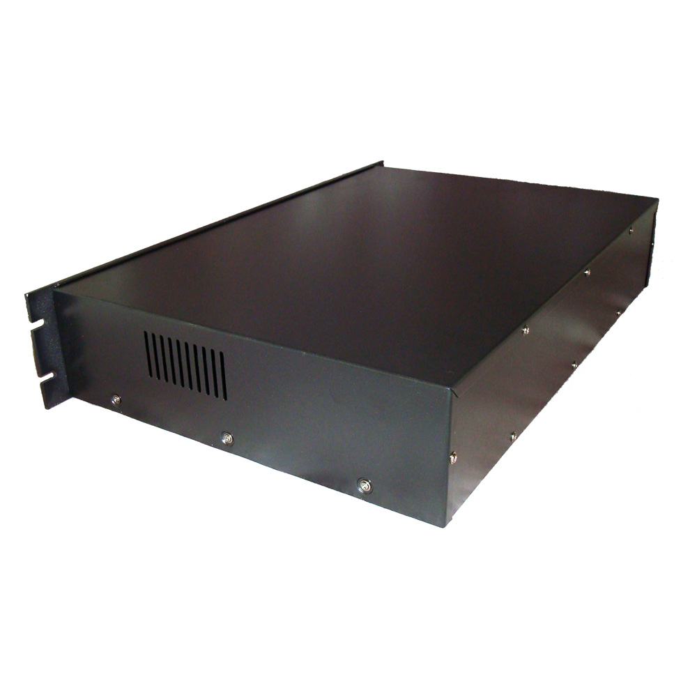 19 Rack Mount Steel Chassis, 2U Height and 300mm Deep