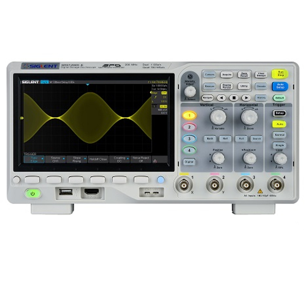 SDS1204X-E 200MHz 4 Channel Digital Super Phosphor Oscilloscope