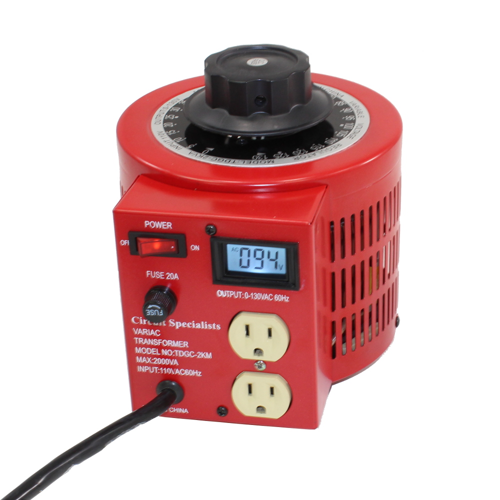 Bench Top 30 Amp Variable Auto-Transformer with LCD Digital Display TDGC2-3D