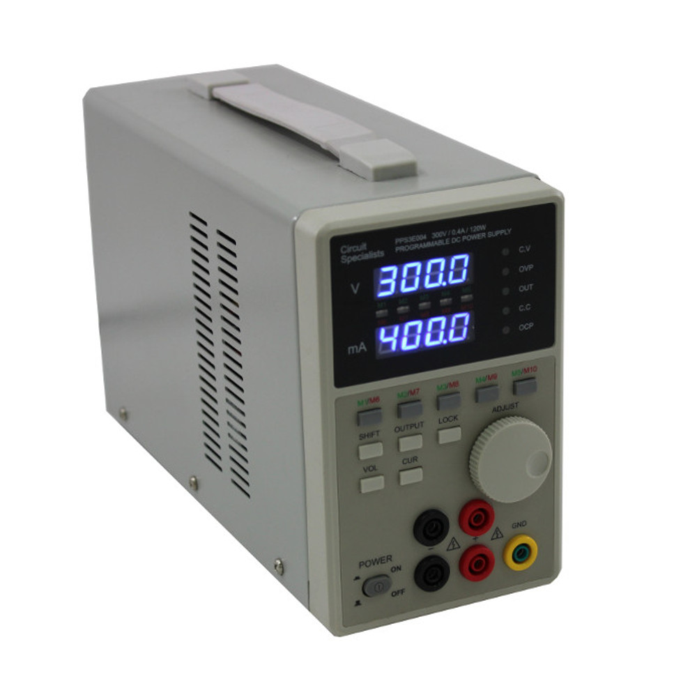 0-300V, 0-400MA HIGH VOLTAGE PROGRAMMABLE POWER SUPPLY