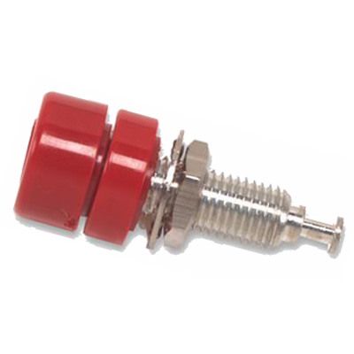 Red Panel Mount Binding Post (10 Pack)