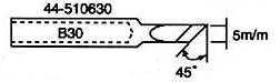 5MM 45 DEG XYTRONICS TIP