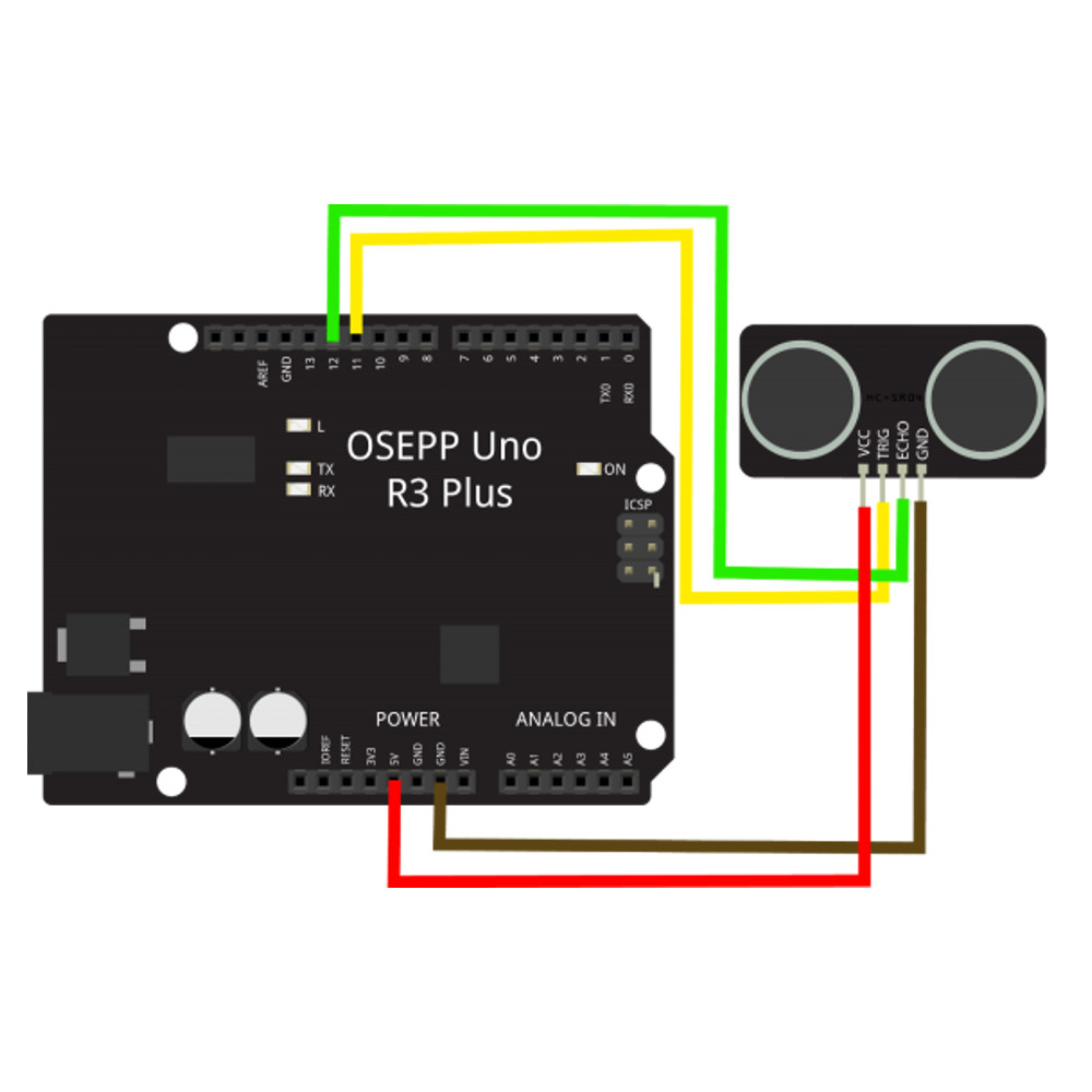 OSEPP HC-SR04 Ultrasonic Sensor Module