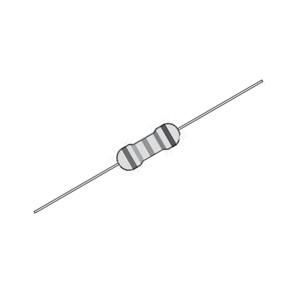 Qty 50 1.1 Meg Ohm 5% Carbon Composition Resistor 1/2 Watt Axial Leads NOS 