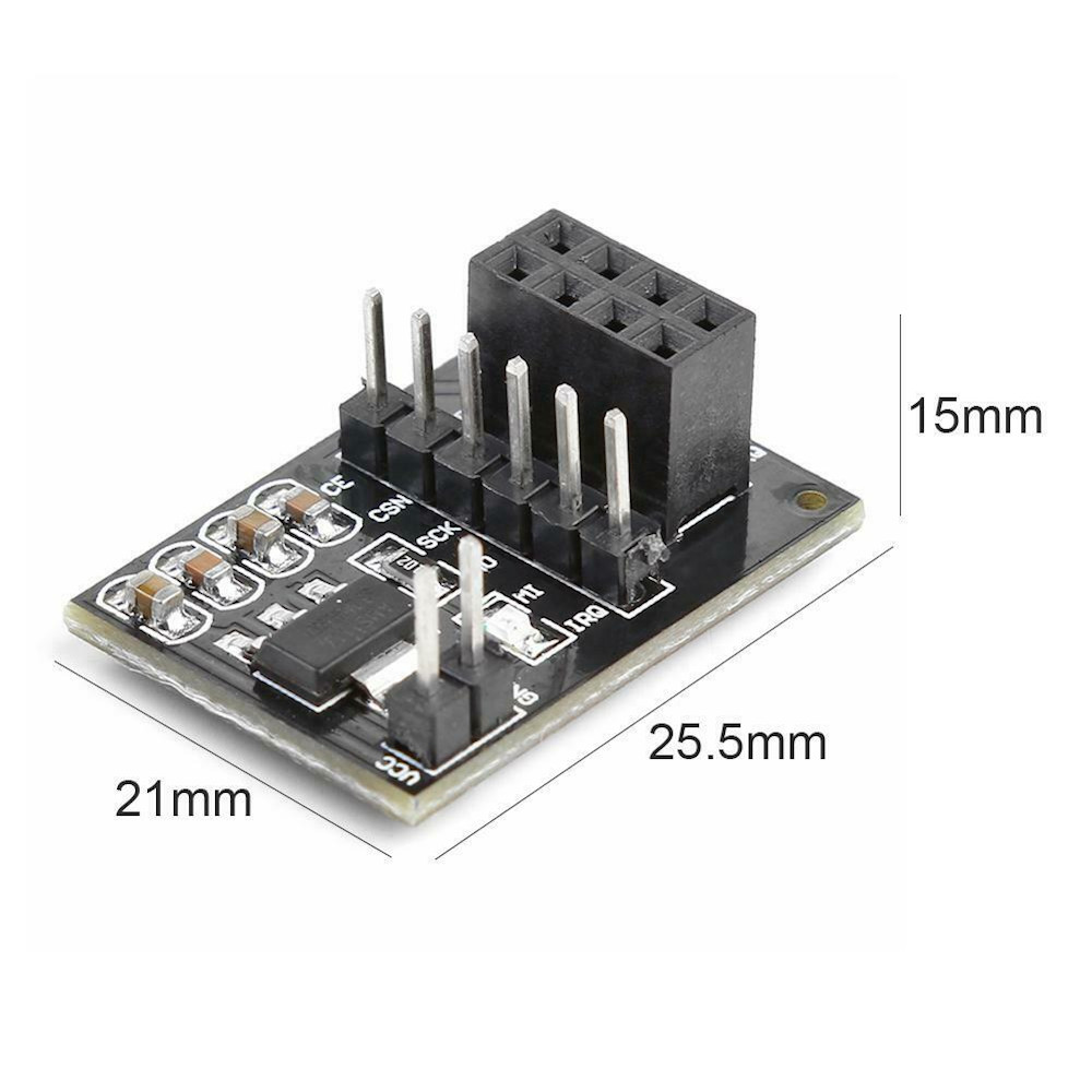 5x socket adapter plate board for 8pin NRF24L01 Wireless transceive modul PO