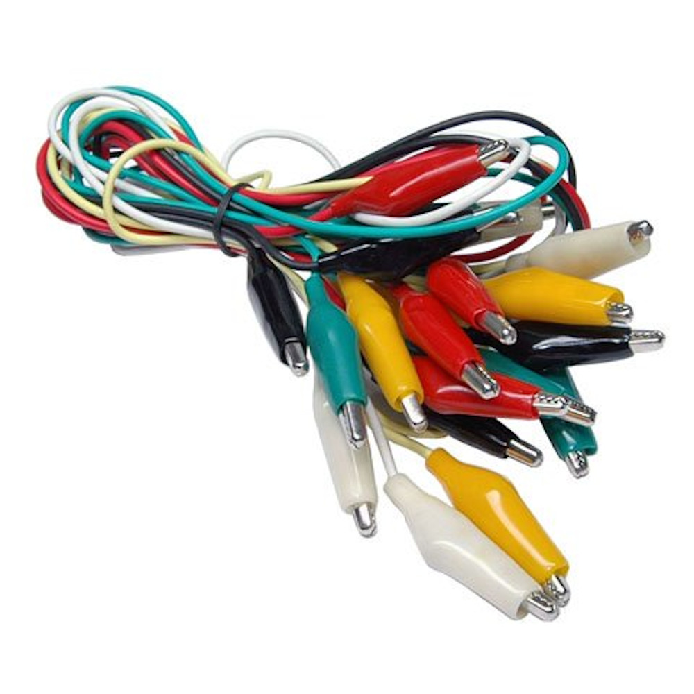 10x Leads HOT for Electrical Jumper Wire Test Cable Alligator Clip 28mm GNCA 