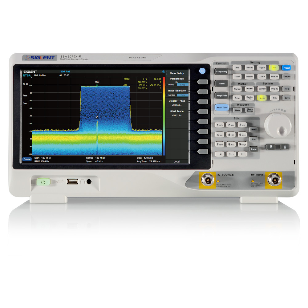 Siglent SSA3075X-R Real Time  Spectrum Analyzer 9 kHz ~ 7.5 GHz